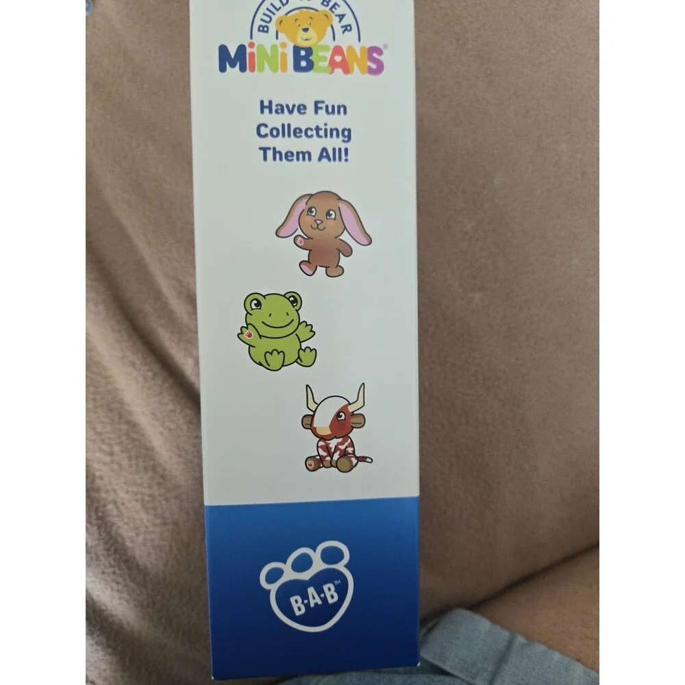 Build A Bear Micro MiniBeans Set- Pawlette, Spring Frog and Longhorn